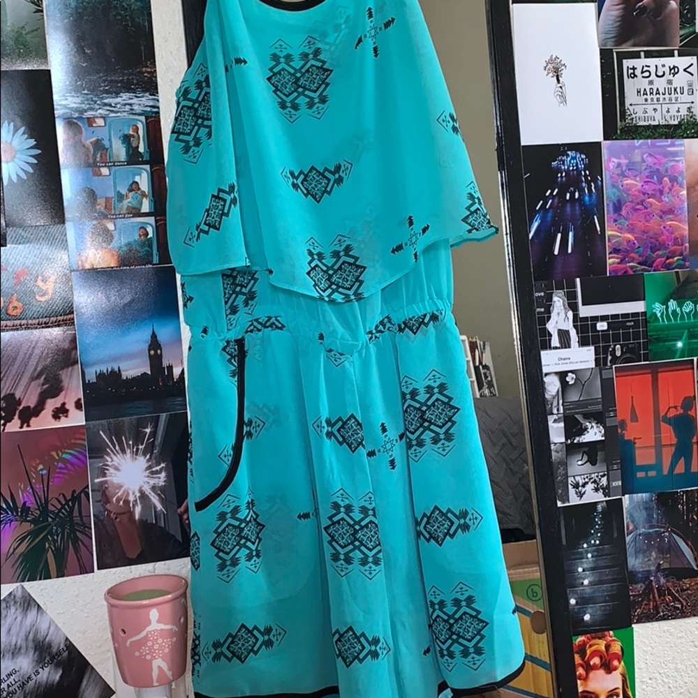 Teal romper